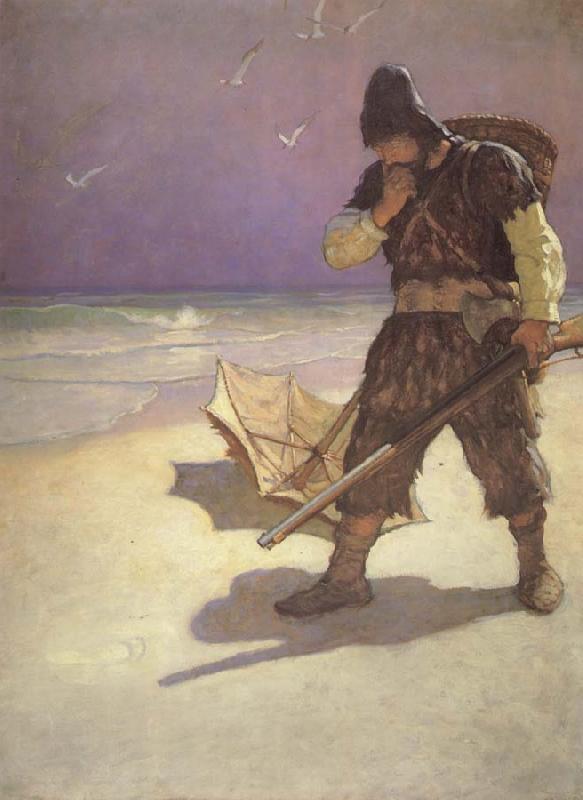 NC Wyeth I sftood like one thunderstruck or as if i had seen and apparition